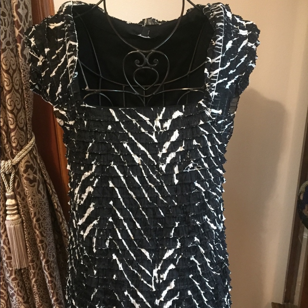 Tiana B. B&W dress